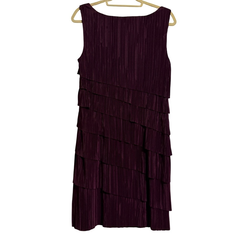 dressbarn Purple Layered Dress - Picture 5 of 5